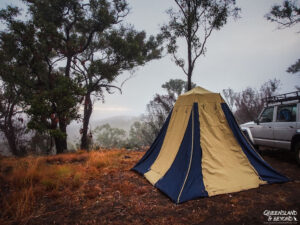 Camping at Mount Moffatt, Carnarvon National Park