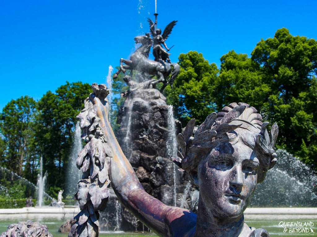 Fountain at Herrenchiemsee Palace