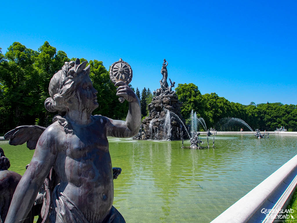 Fountain at Herrenchiemsee Palace