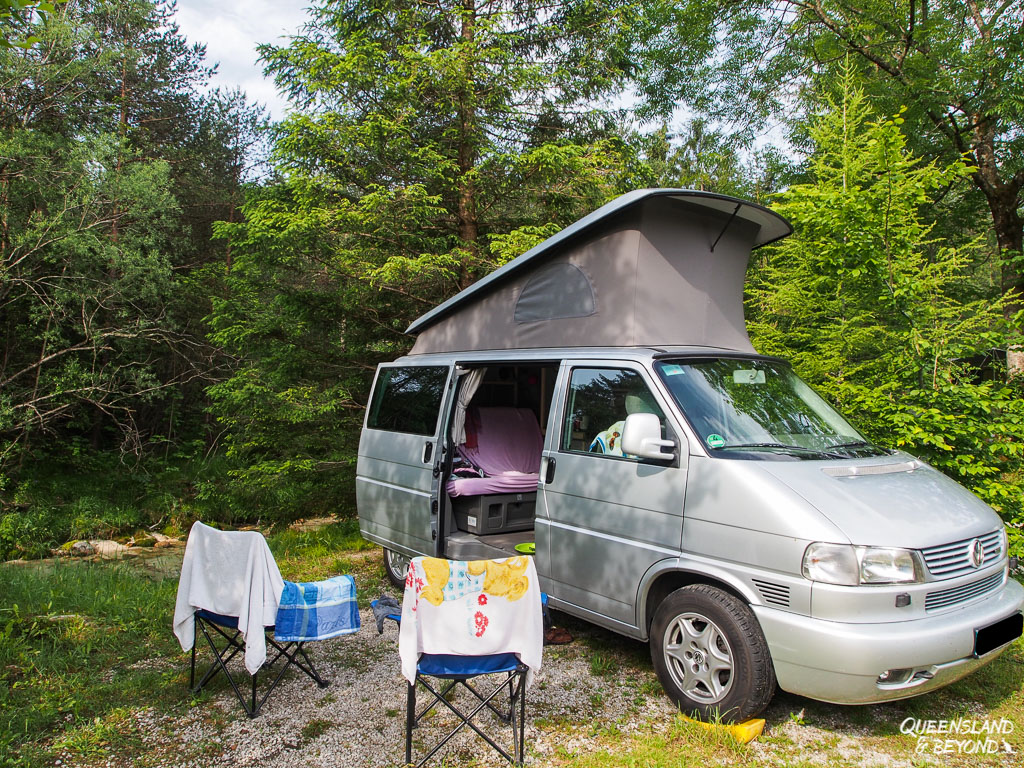 Camping near Berchtesgaden, Germany
