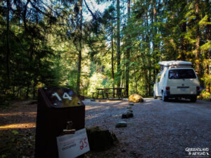 Camping on Vancouver Island