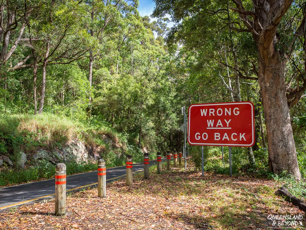 Educational signage at Wunburra Lookout