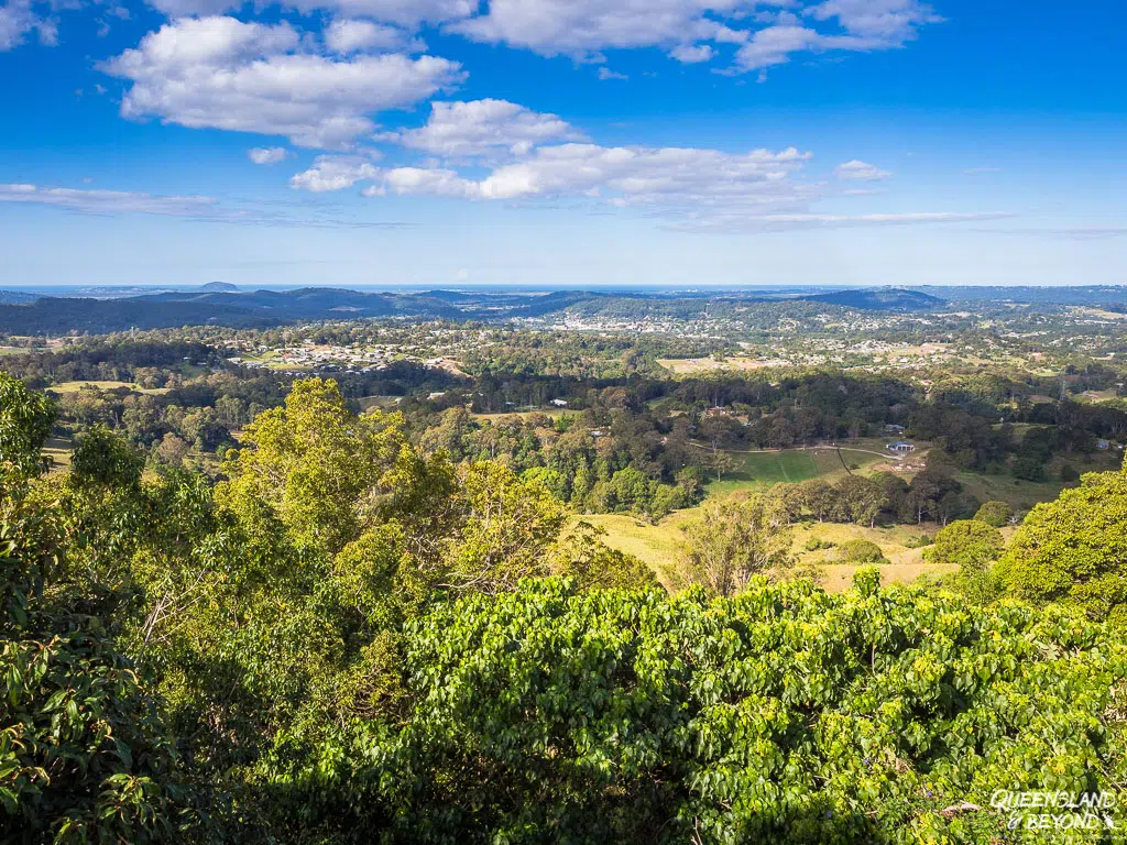 Views towards the coast from the Blackall Range Tourist Drive