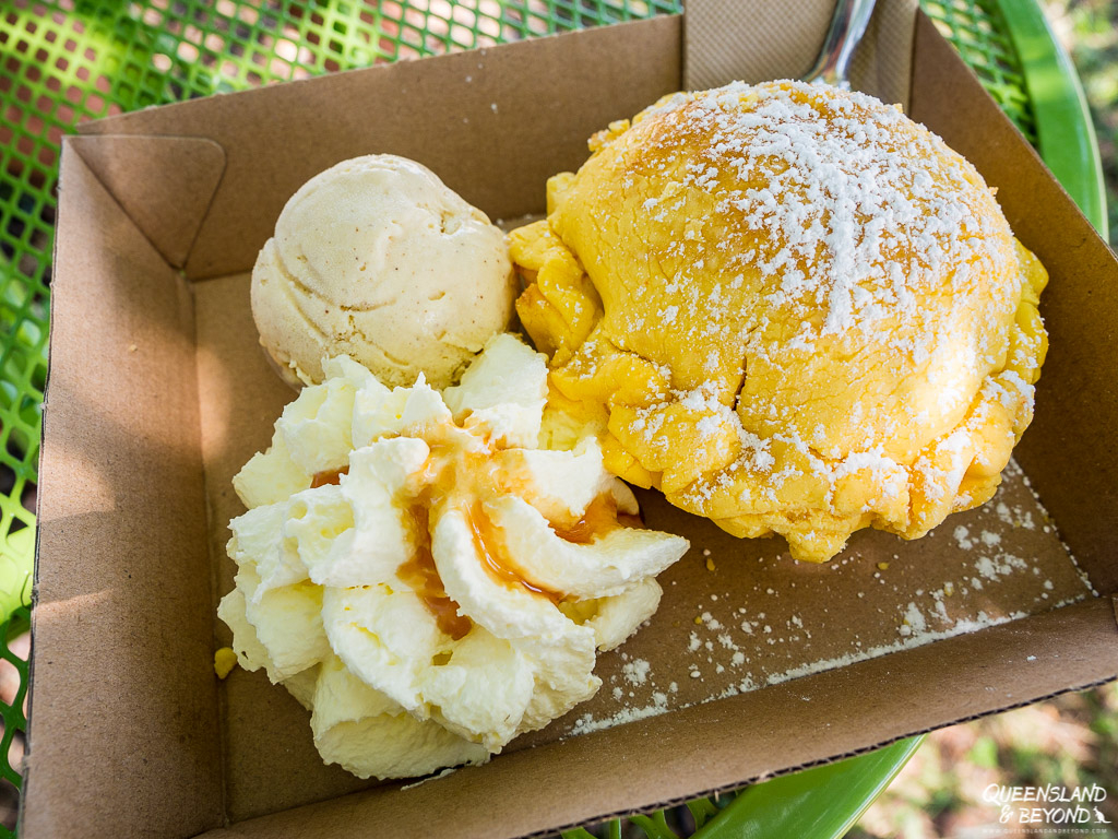 Gluten-free apple pie at Suttons, Stanthorpe