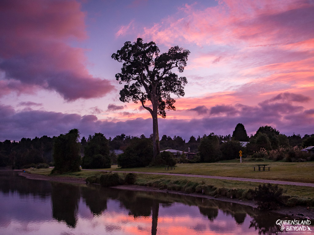 Sunrise at Lake Kaniere