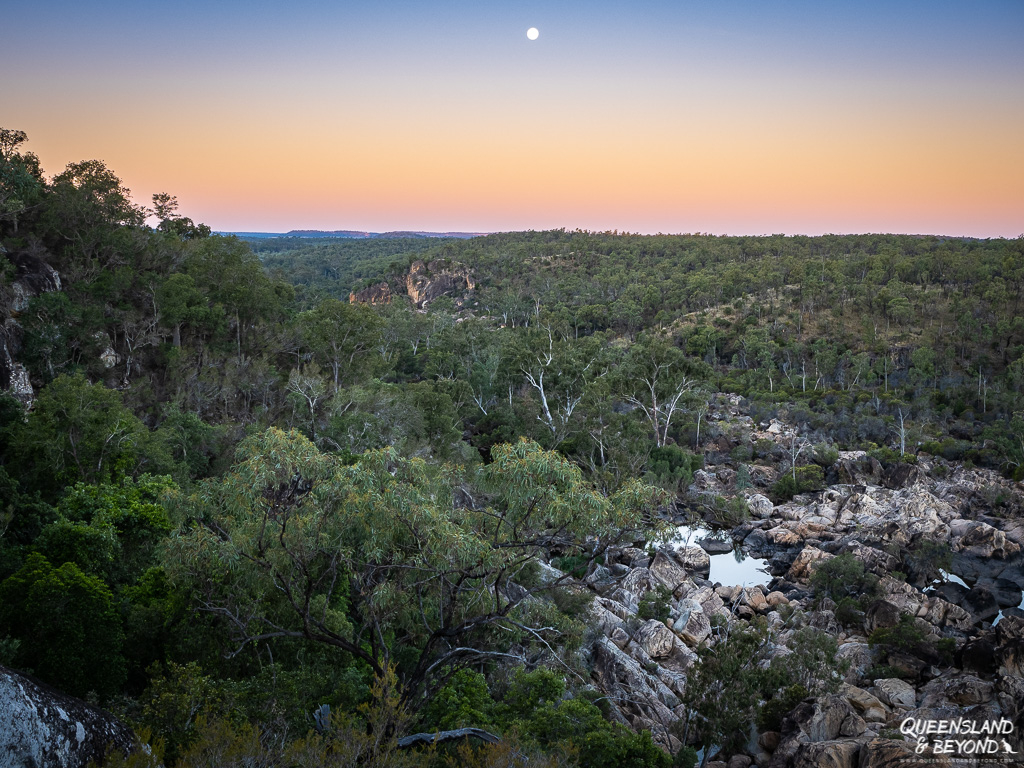 Sunset over Auburn River Gorge