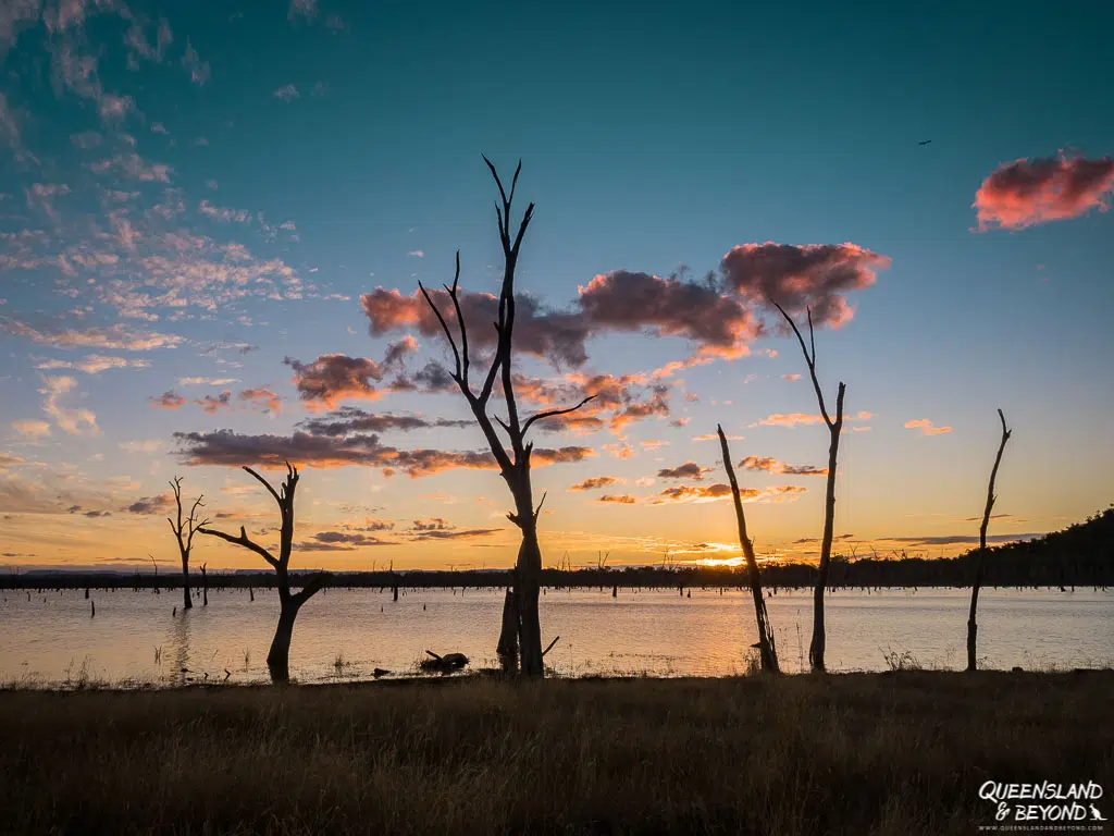 Sunset over Lake Nuga Nuga