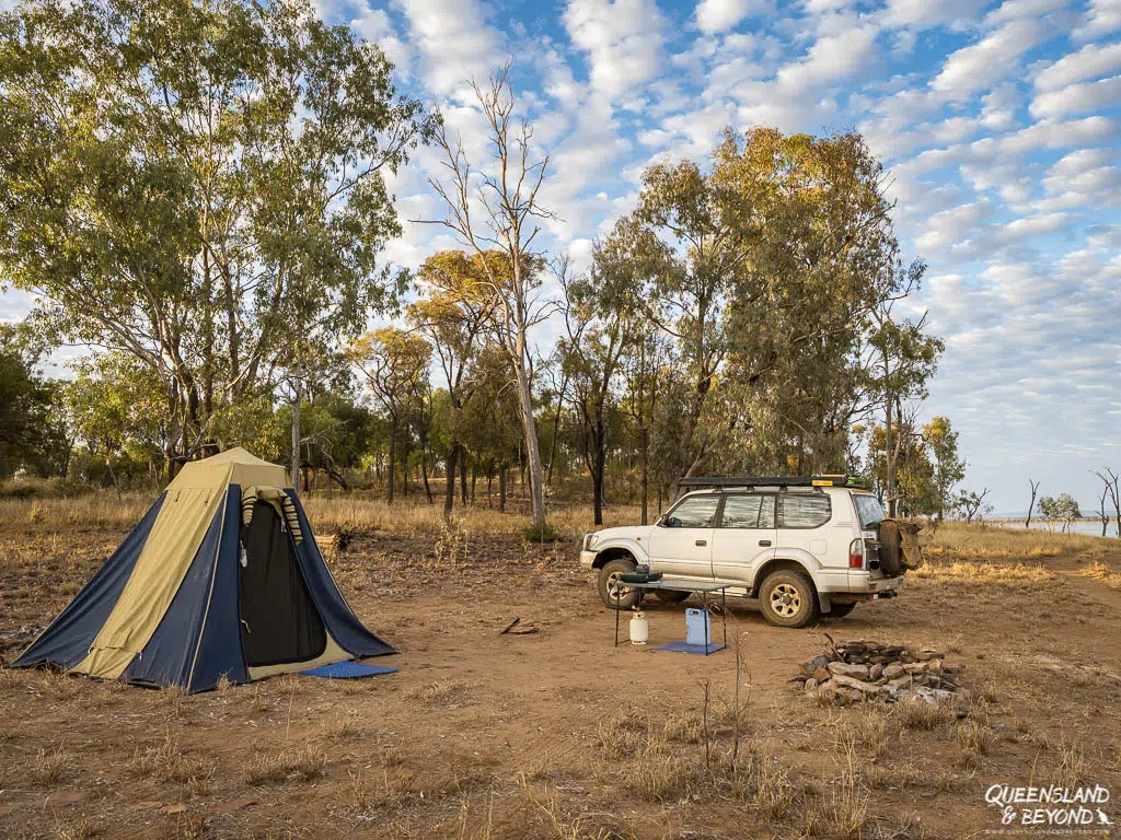 Camping at Nuga Nuga National Park