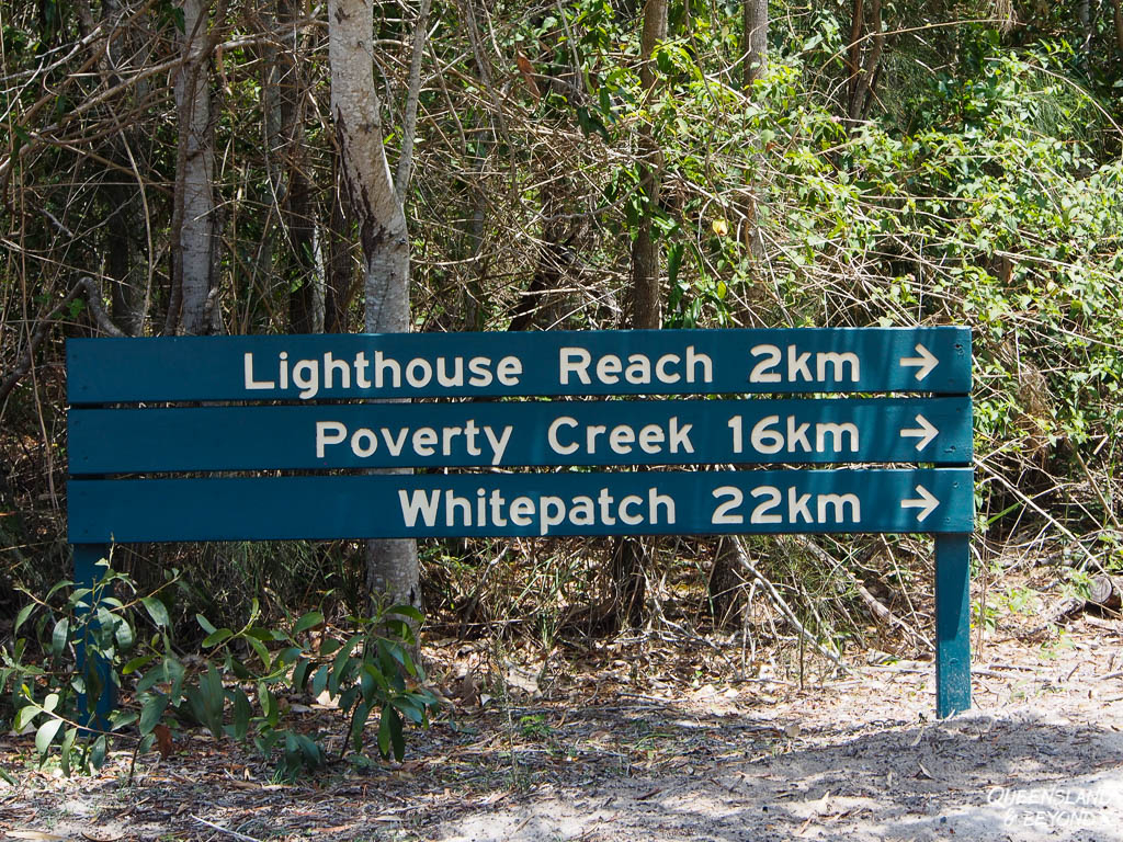 Sign at Bribie Island National Park