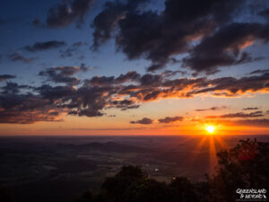 Sunset from Bunya Mountains National Park