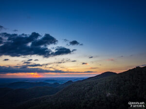 Sunset from Bunya Mountains National Park