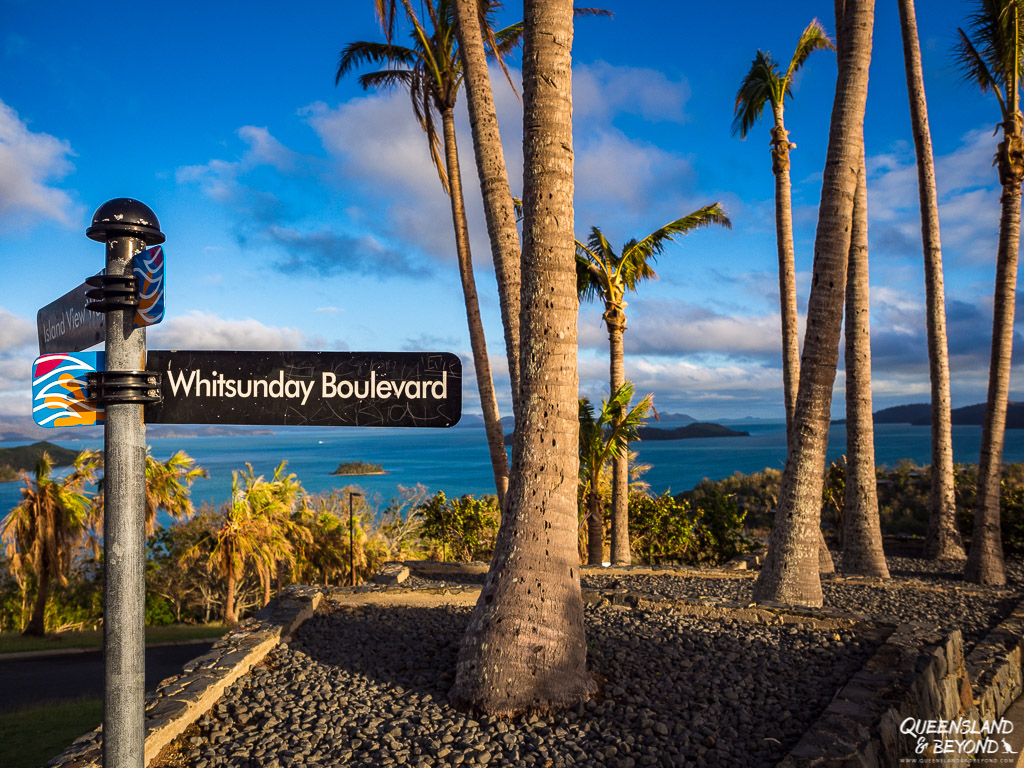 Sign of Whitsunday Boulevard, Hamilton Island