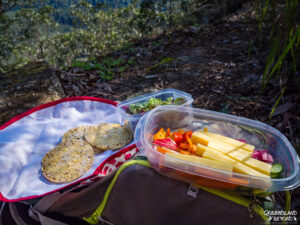 Gluten-free hiking lunch