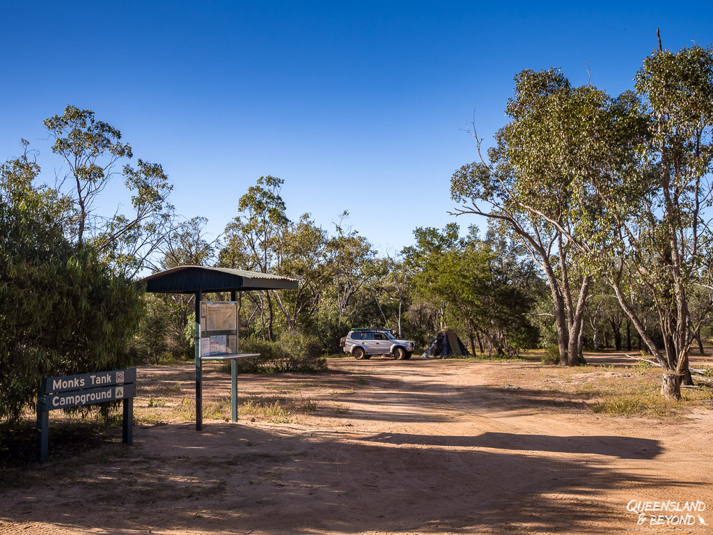 Camping area at Idalia National Park