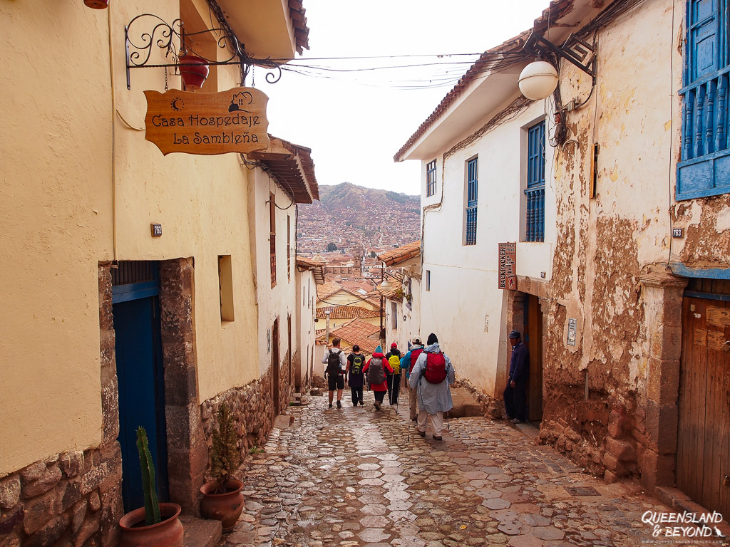 Cobbled street in Cusco
