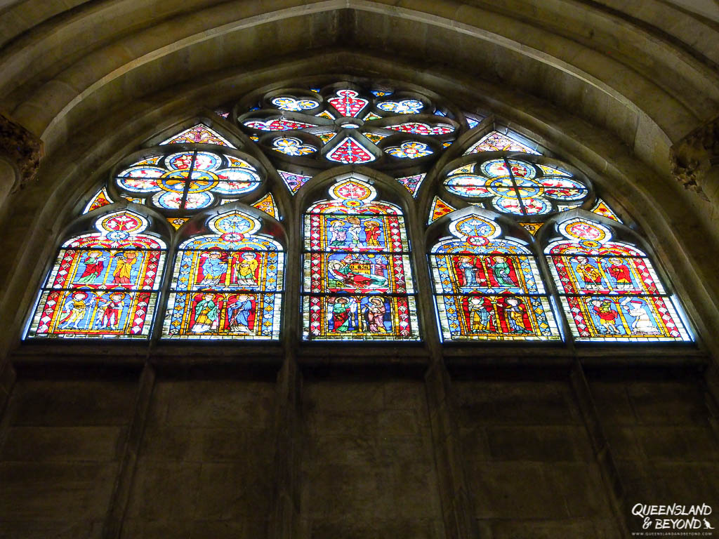 Stained glass window, Regensburg Cathedral