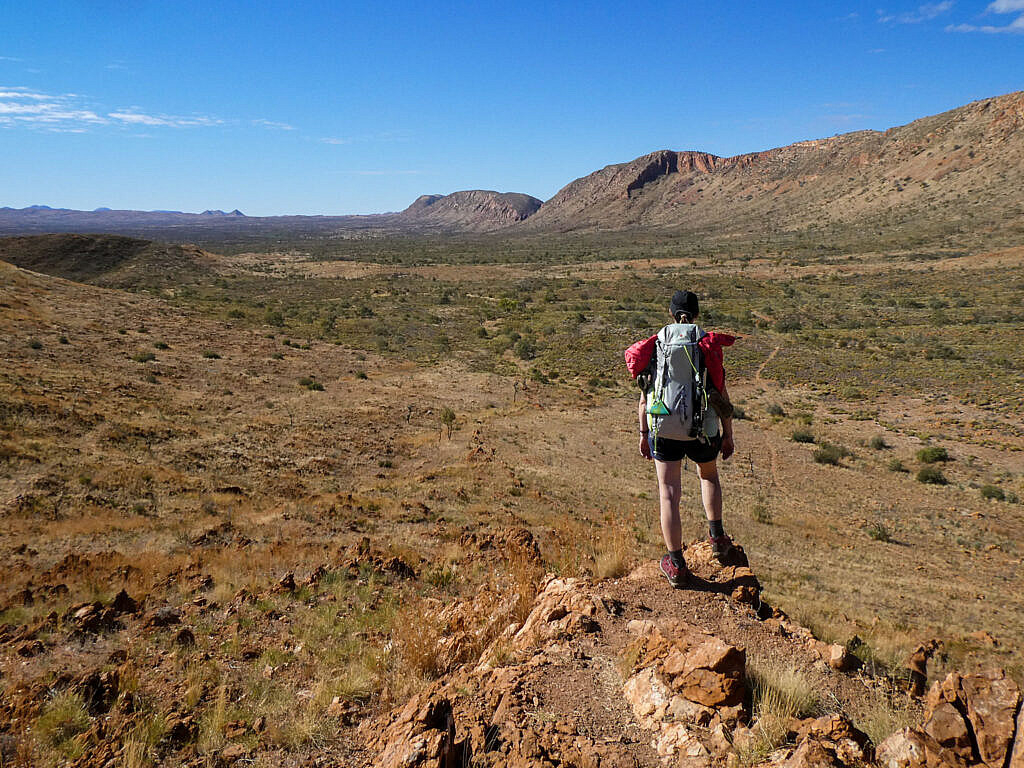 View of Heavitree Ranges along the Larapinta Trail, Northern Territory