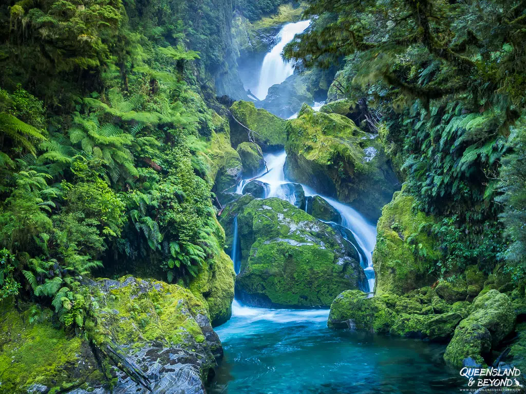 Day 4, MacKay Falls, Milford Track, New Zealand