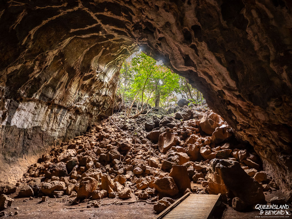 Lava tube at Undara Volcanic National Park, Gulf Savannah region, Queensland, Australia