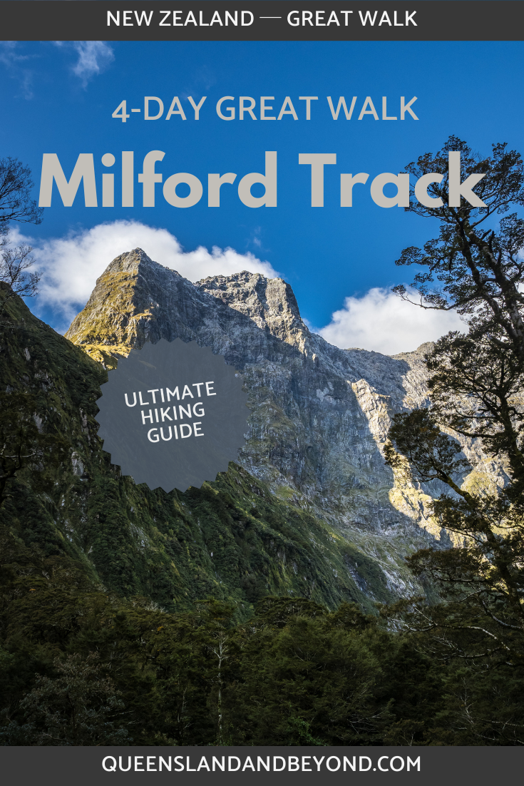 The Milford Track on the South Island is New Zealand's oldest Great Walks. The 4-day hikes takes you through incredible fjords, roaring waterfalls, alpine views and lush forests. Here's everything you need to know for this breathtaking hike.